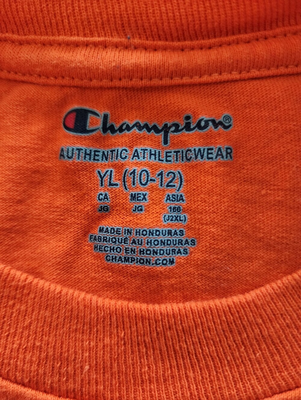 Champion Youth UTSA Roadrunners Orange Tshirt, Size Youth Large (10-12) - Picture 3 of 5